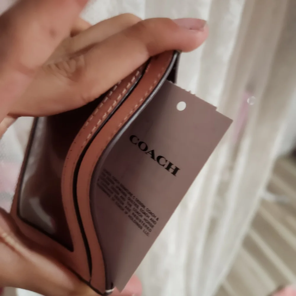 Coach Blush Quilted Card Holder - Picture 3 of 3